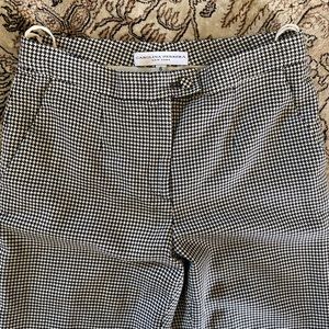 Carolina Herrera NY sz 6 plaid pants silk lining